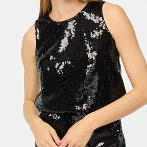 J. Crew Factory Sequin Shell Top